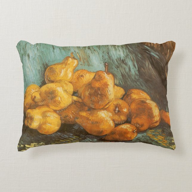 Vincent van Gogh - Still Life with Quince Pears Accent Pillow (Front)