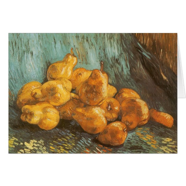 Vincent van Gogh - Still Life with Quince Pears Cards (Front Horizontal)