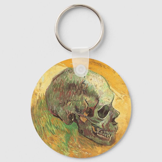 Vincent van Gogh - Still Life with Skull Keychain (Front)