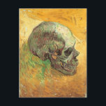 Vincent van Gogh - Still Life with Skull Postcard<br><div class="desc">Skull (1887-1888) by Vincent van Gogh is a vintage still life Post Impressionism fine art painting. Human anatomy featuring a profile of a skeletal skeleton skull. About the artist: Vincent Willem van Gogh (1853-1890) was a Post Impressionist painter whose work was most notable for its rough beauty, emotional honesty, and...</div>