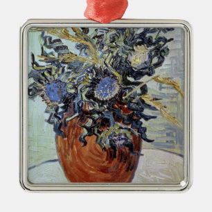 Vincent van Gogh   Still Life with Thistles, 1890 Metal Ornament