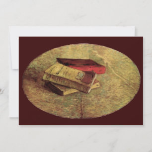 Vincent van Gogh - Still Life with Three Books Invitation