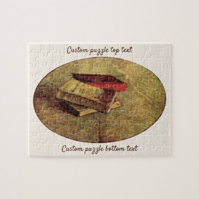 Vincent van Gogh - Still Life with Three Books Jigsaw Puzzle (Horizontal)