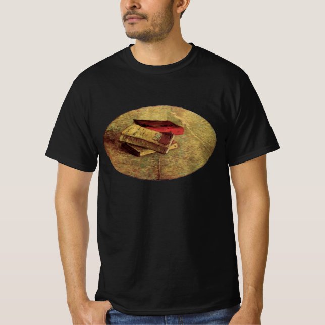 Vincent van Gogh - Still Life with Three Books T-Shirt (Front)