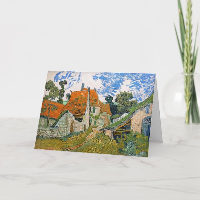 Vincent van Gogh - Street in Auvers-sur-Oise Card (Front)