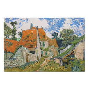 Vincent van Gogh - Street in Auvers-sur-Oise Faux Canvas Print