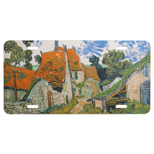 Vincent van Gogh _ Street in Auvers_sur_Oise License Plate