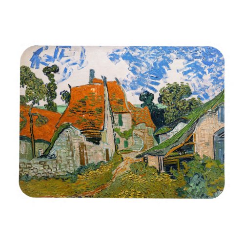 Vincent van Gogh _ Street in Auvers_sur_Oise Magnet