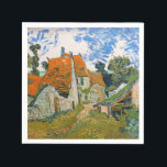 Vincent van Gogh - Street in Auvers-sur-Oise Napkins<br><div class="desc">Street in Auvers-sur-Oise - Vincent van Gogh,  Oil on Canvas,  1890 in Auvers-sur-Oise</div>