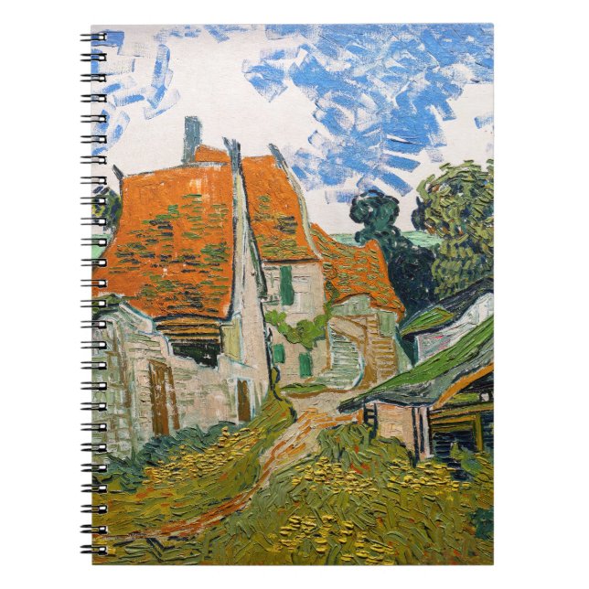 Vincent van Gogh - Street in Auvers-sur-Oise Notebook (Front)