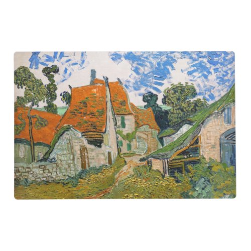 Vincent van Gogh _ Street in Auvers_sur_Oise Placemat
