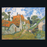 Vincent van Gogh - Street in Auvers-sur-Oise Tablecloth<br><div class="desc">Street in Auvers-sur-Oise - Vincent van Gogh,  Oil on Canvas,  1890 in Auvers-sur-Oise</div>