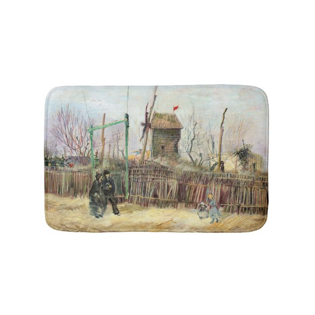 Vincent van Gogh - Street Scene in Montmartre Bath Mat (Front)