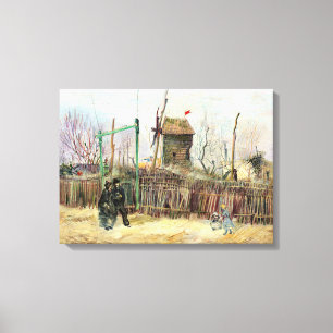 Vincent van Gogh - Street Scene in Montmartre Canvas Print