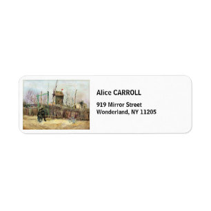 Vincent van Gogh - Street Scene in Montmartre Label