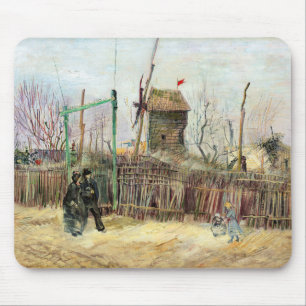 Vincent van Gogh - Street Scene in Montmartre Mouse Pad