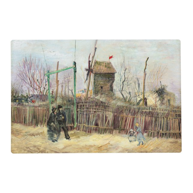 Vincent van Gogh - Street Scene in Montmartre Placemat (Front)
