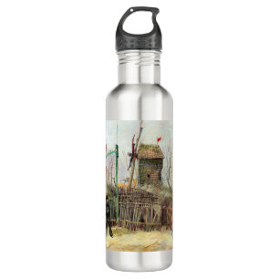 Vincent van Gogh - Street Scene in Montmartre Stainless Steel Water Bottle