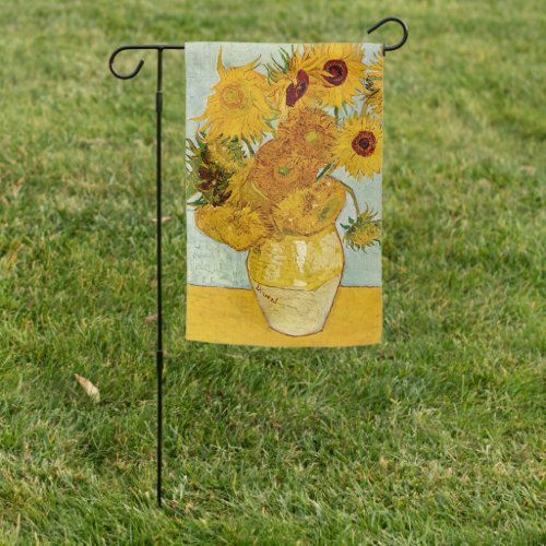 Vincent Van Gogh Sunflower Painting Garden Flag