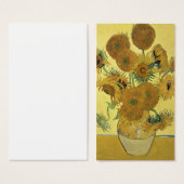 Vincent van Gogh | Sunflowers, 1888 (Front & Back)