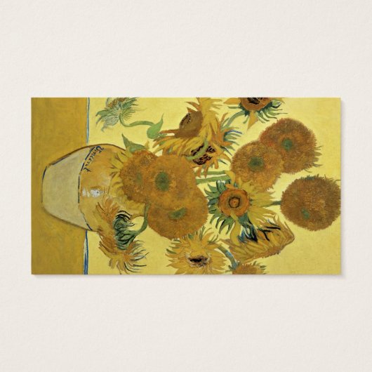 Vincent van Gogh | Sunflowers, 1888 (Back)