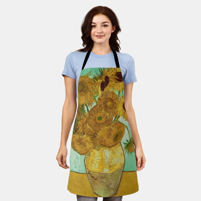 Vincent van Gogh | Sunflowers, 1888 Apron (Worn)