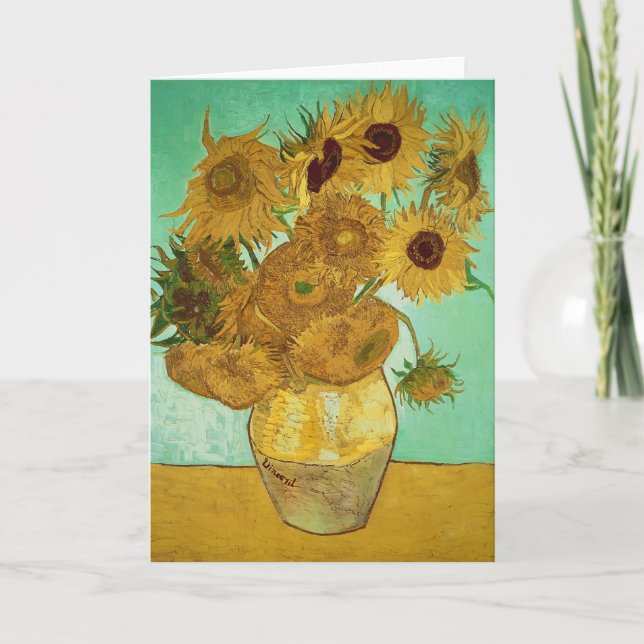 Vincent van Gogh | Sunflowers, 1888 Card (Front)