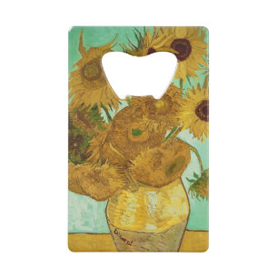 Vincent van Gogh   Sunflowers, 1888 Credit Card Bottle Opener