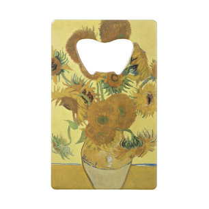Vincent van Gogh Sunflowers, 1888 Credit Card Bottle Opener