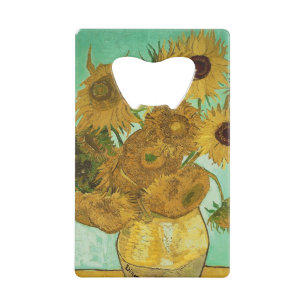 Vincent van Gogh   Sunflowers, 1888 Credit Card Bottle Opener