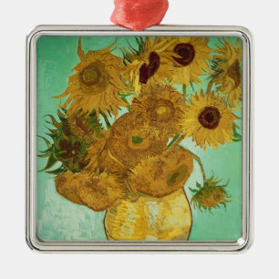 Vincent van Gogh Sunflowers, 1888 Metal Ornament