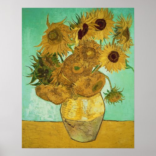 Vincent van Gogh  Sunflowers 1888 Poster