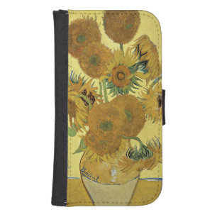 Vincent van Gogh Sunflowers, 1888 Wallet Phone Case For Samsung Galaxy S4