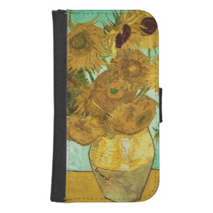 Vincent van Gogh Sunflowers, 1888 Galaxy S4 Wallet Case