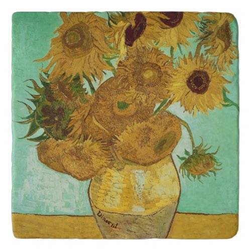 Vincent van Gogh  Sunflowers 1888 Trivet