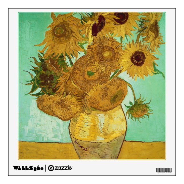 Vincent van Gogh | Sunflowers, 1888 Wall Decal (Front)