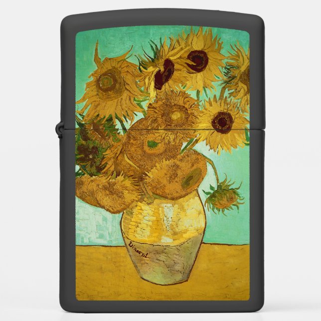 Vincent van Gogh | Sunflowers, 1888 Zippo Lighter (Front)