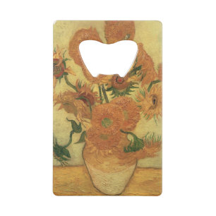 Vincent van Gogh   Sunflowers, 1889 Credit Card Bottle Opener
