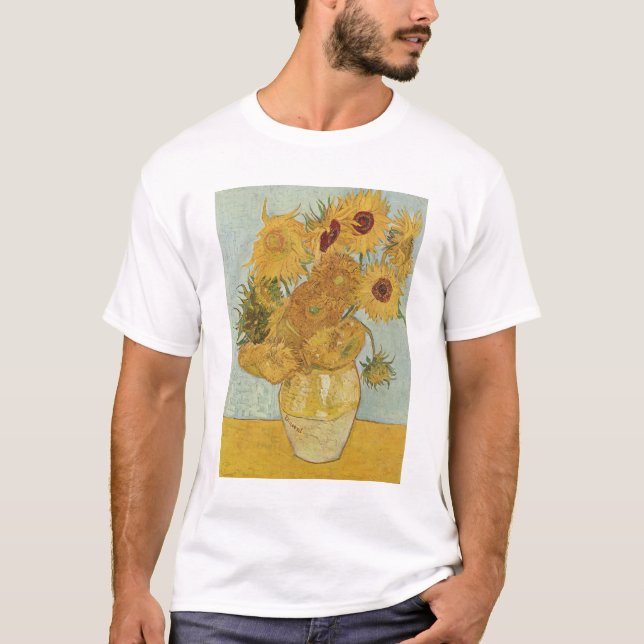 Vincent Van Gogh - Sunflowers, 3rd Version T-Shirt (Front)