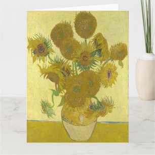 Vincent Van Gogh - Sunflowers, Fourth Version Card