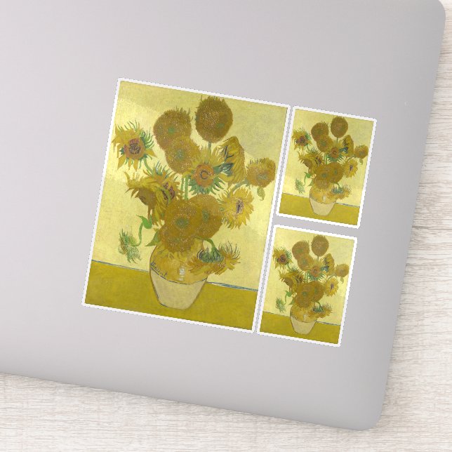 Vincent Van Gogh - Sunflowers, Fourth Version Sticker (Detail)