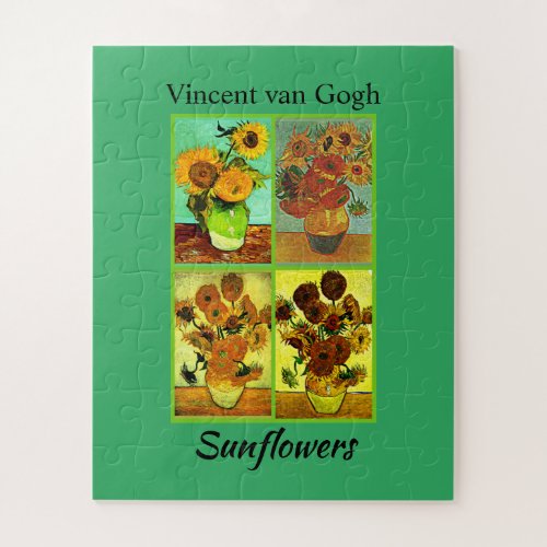 Vincent van Gogh Sunflowers Jigsaw Puzzle