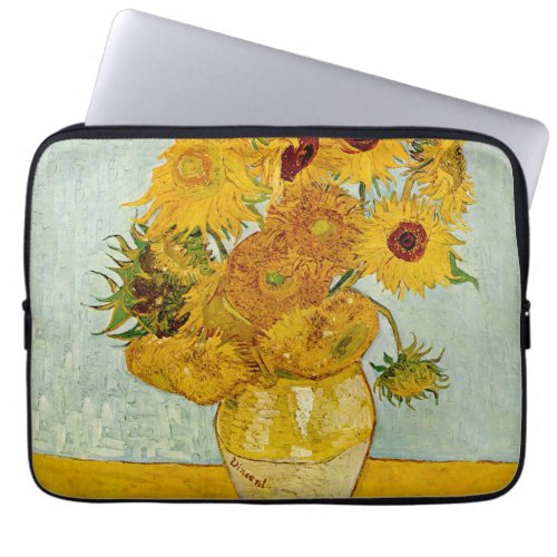 Vincent Van Gogh Sunflowers Laptop Sleeve