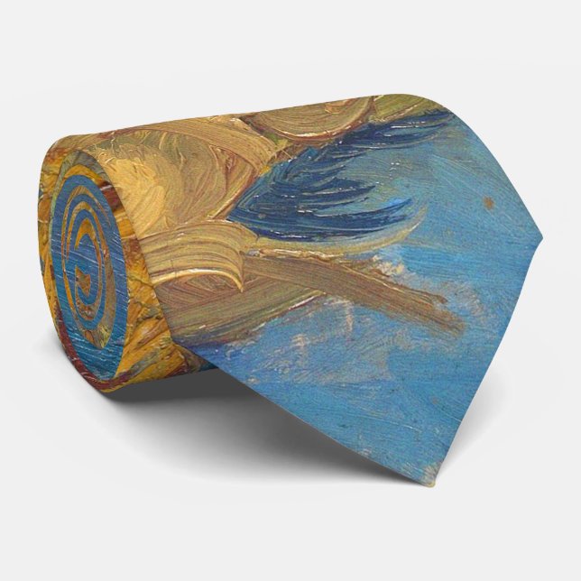 Vincent van Gogh - Sunflowers Neck Tie (Rolled)