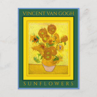 VINCENT VAN GOGH ...SUNFLOWERS POSTCARD