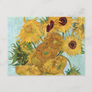Vincent Van Gogh Sunflowers Postcard