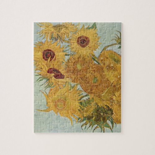 Vincent Van Gogh sunflowers summer Jigsaw Puzzle