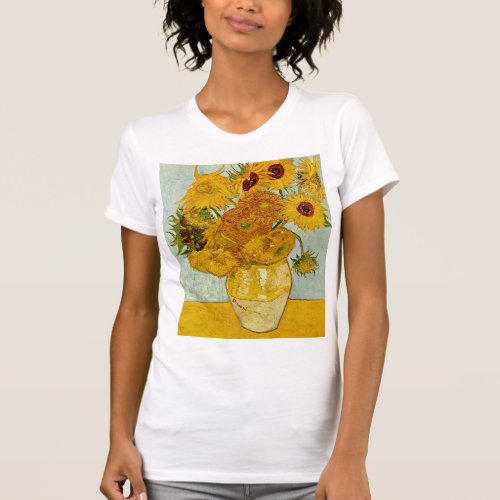 Vincent Van Gogh Sunflowers T_Shirt
