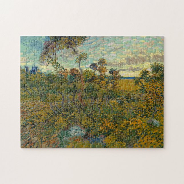 Vincent Van Gogh, Sunset At Montmajour Jigsaw Puzzle (Horizontal)
