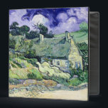 Vincent van Gogh | Thatched cottages at Cordeville 3 Ring Binder<br><div class="desc">Image Collection Number:  XIR33772  Thatched cottages at Cordeville,  Auvers-sur-Oise,  1890 (oil on canvas). Gogh,  Vincent van (1853-90) oil on canvas. Musee d'Orsay,  Paris,  France Giraudon.  1890</div>